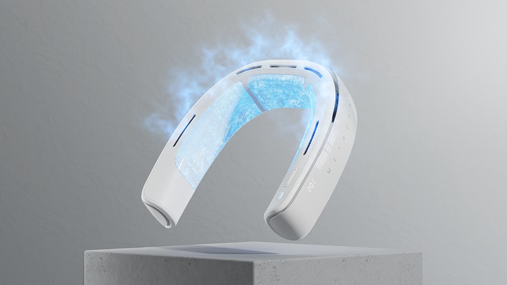 Metaura Pro: World 1st Wearable AC that Blows Cold Air Flow