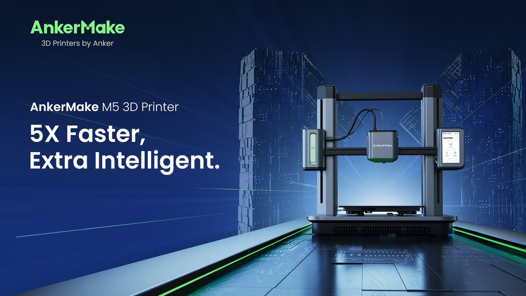 AnkerMake M5 3D Printer – 5X Faster Printing and AI Camera - BackerCrew