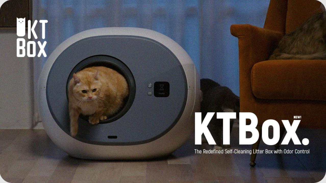 KTBox The Redefined SelfCleaning Litter Box Backercrew