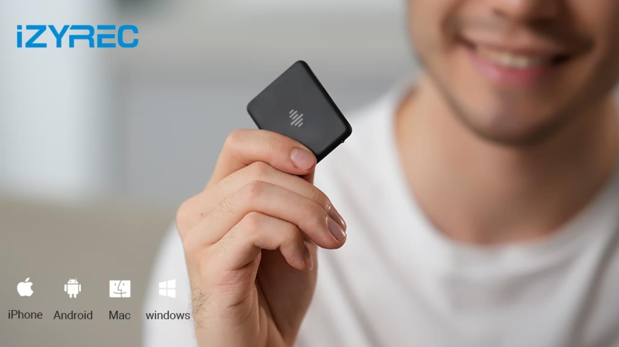 iZYREC Smallest and Most EasytoUse Voice Recorder for All Backercrew