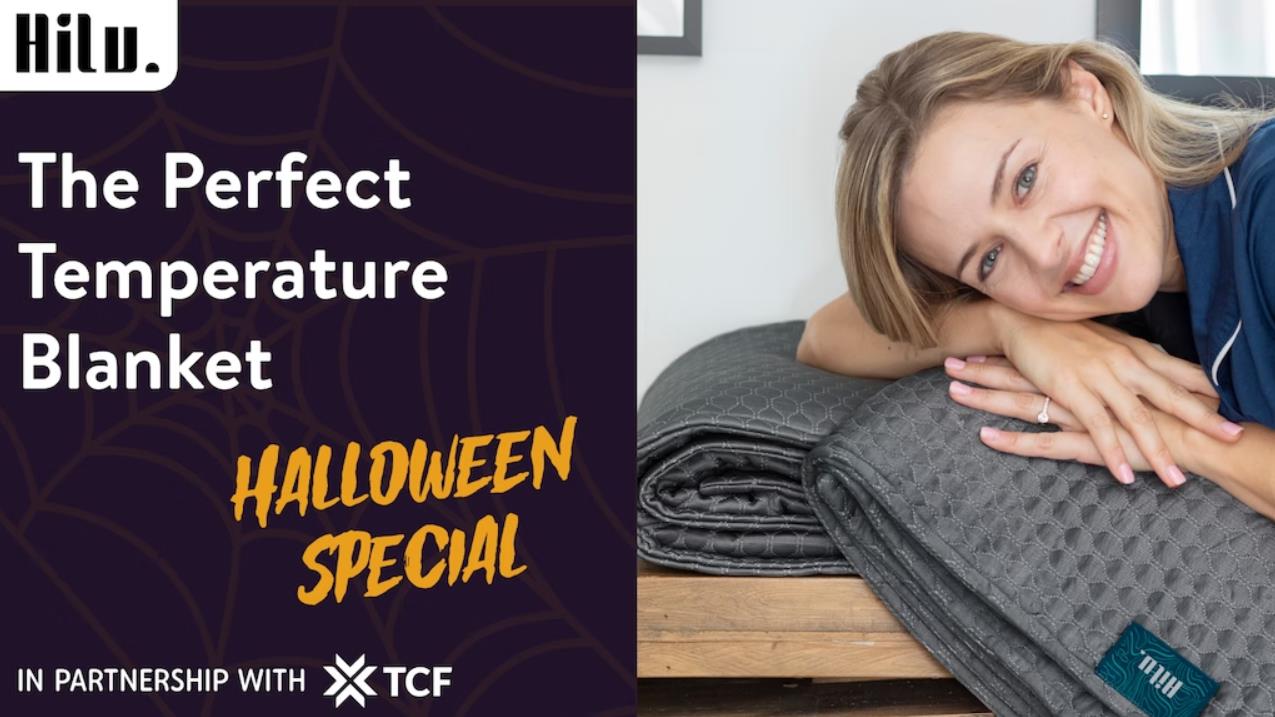 HILU The Natural Thermoregulating Blanket For Perfect Sleep Backercrew