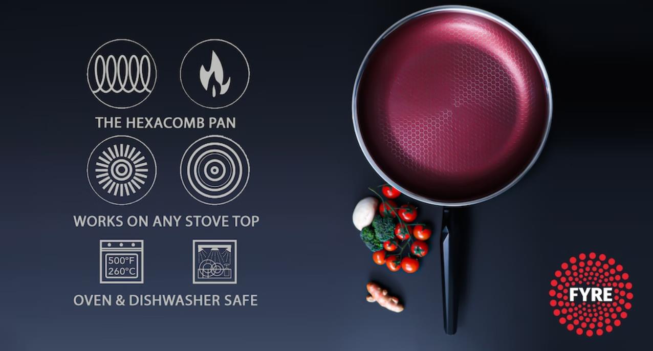 FYRE PAN Michelin Star Quality Cookware Backercrew