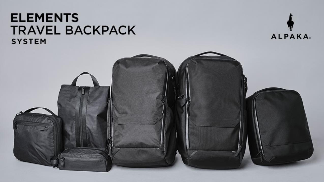 Elements Travel Backpack System by ALPAKA - Backercrew