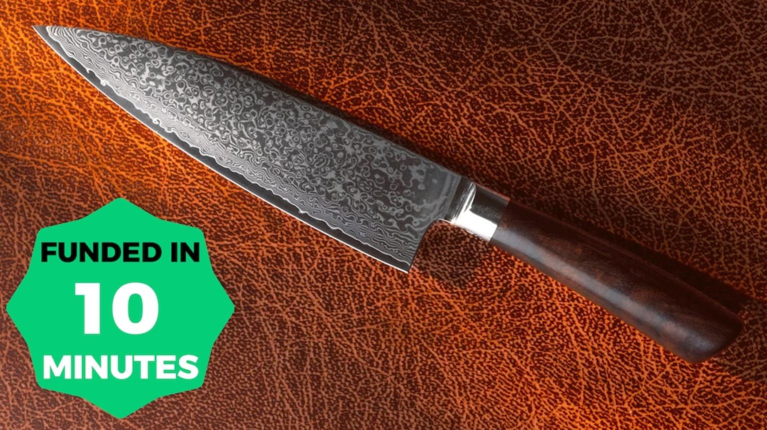 Qknives The Perfect Kitchen knife Series Backercrew