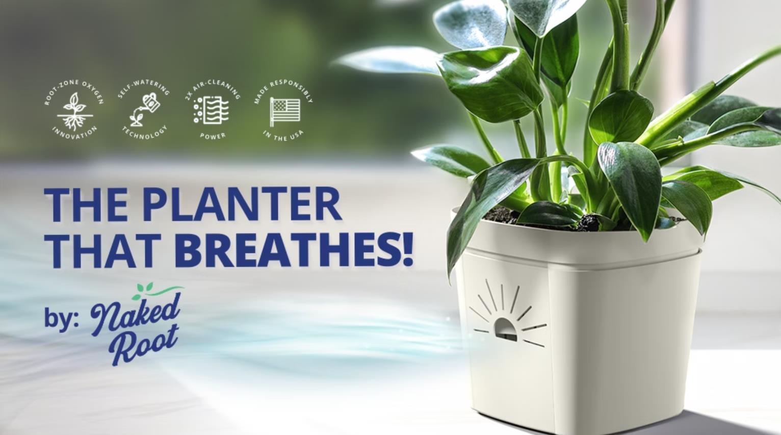 Naked Root Planter When Roots Breathe, Plants Thrive Backercrew