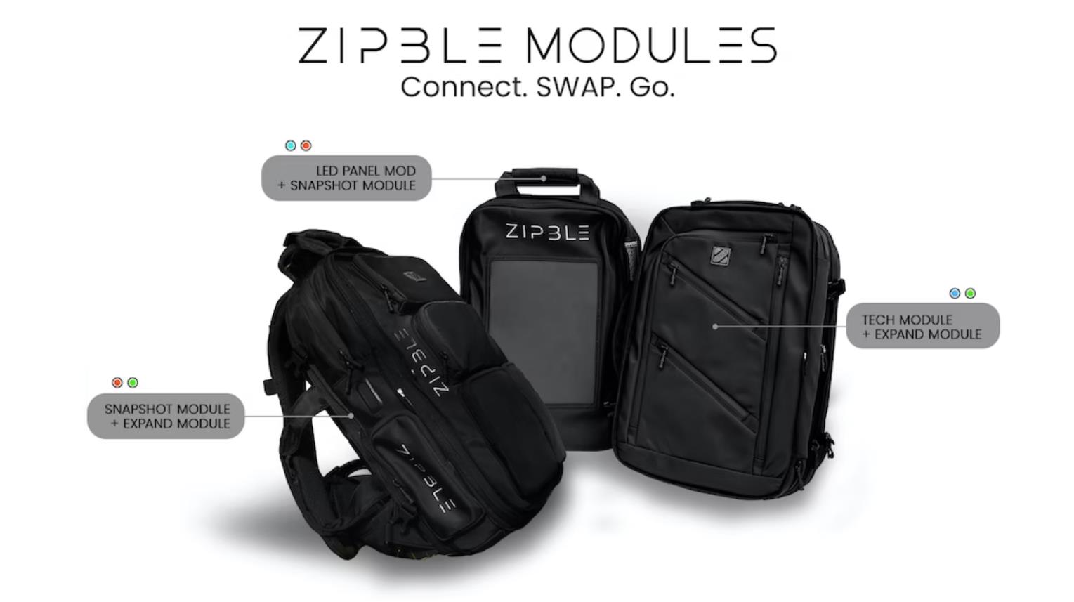 Zipble: The True Modular Backpack for Everyday Need - Backercrew