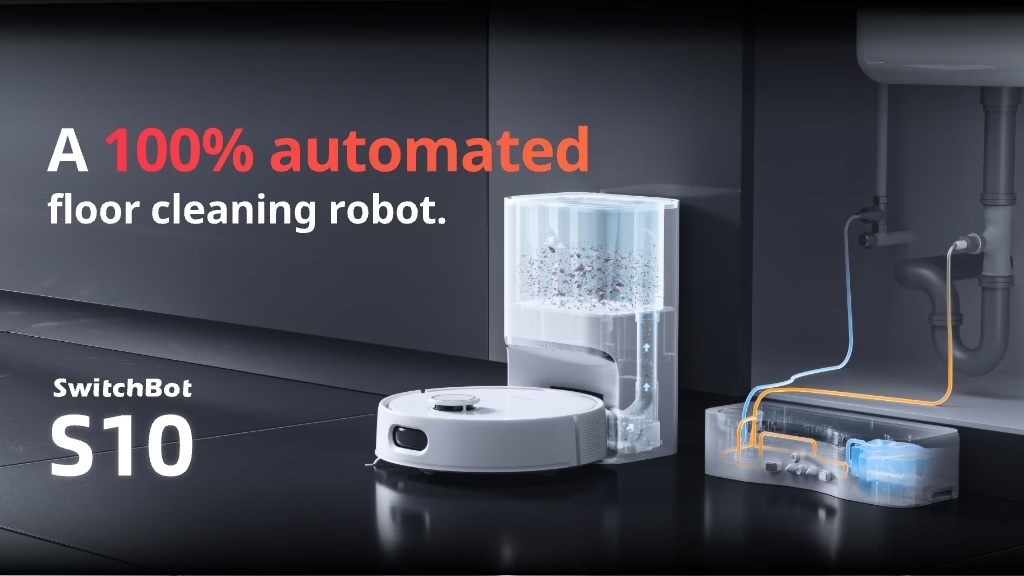 SwitchBot S10. A 100% automated floor cleaning robot. - Backercrew