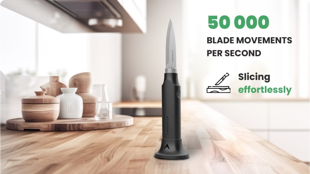 Ultrasonic kitchen knife