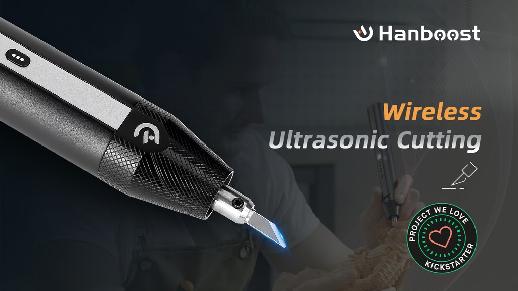 Hanboost C1 True Wireless Ultrasonic Cutter for DIY Maker - BackerCrew